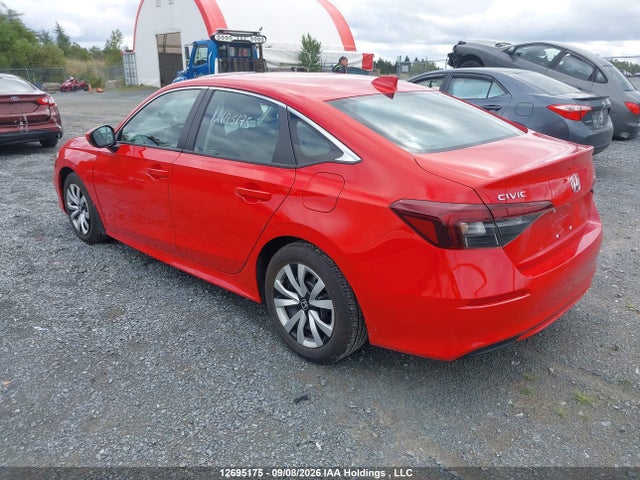 Honda Civic Lx 2025 2HGFE2F26SH104010 Image 3
