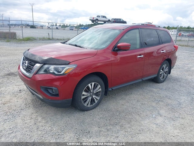 2018 Nissan Pathfinder S/sv/sl/platinum მანქანა იყიდება აუქციონზე, vin: 5N1DR2MM8JC610367, აუქციონის ნომერი: 12695184