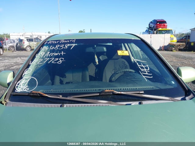 2009 Hyundai Accent Se მანქანა იყიდება აუქციონზე, vin: KMHCN35C89U127728, აუქციონის ნომერი: 12668387