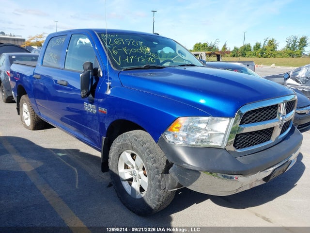 12695214 :رقم المزاد ، 3C6RR7KT9GG174546 vin ، 2016 Ram 1500 St مزاد بيع