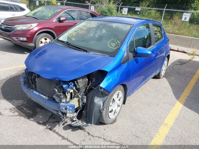 12695254 :رقم المزاد ، VNKKTUD37JA095851 vin ، 2018 Toyota Yaris Le مزاد بيع