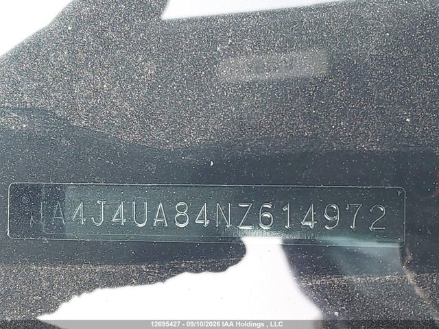 Aukcja sprzedaży 2022 Mitsubishi Outlander Se/black Edition, vin: JA4J4UA84NZ614972, numer aukcji: 12695427