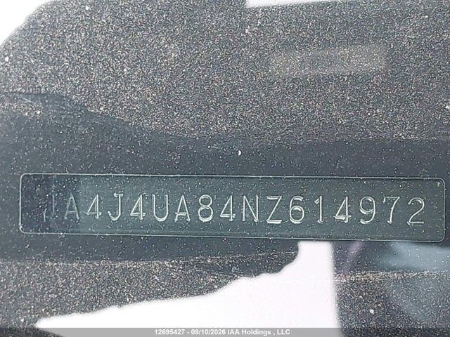 Aukcja sprzedaży 2022 Mitsubishi Outlander Se/black Edition, vin: JA4J4UA84NZ614972, numer aukcji: 12695427