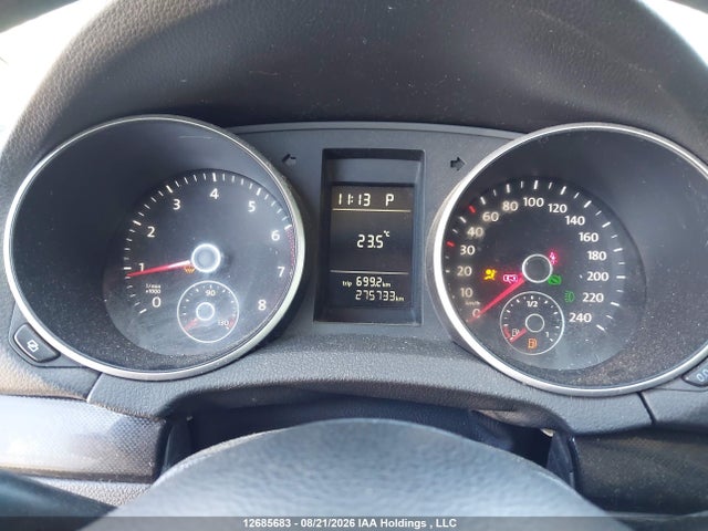 2012 Volkswagen Golf 2.5l Comfortline/2.5l Trendline მანქანა იყიდება აუქციონზე, vin: 3VWPX7AJ8CM627330, აუქციონის ნომერი: 12685683