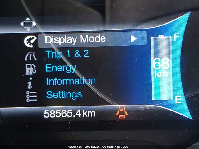 12695438 :رقم المزاد ، 1FADP3R40GL346861 vin ، 2016 Ford Focus Bev مزاد بيع