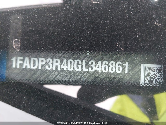 1FADP3R40GL346861 Ford FOCUS BEV