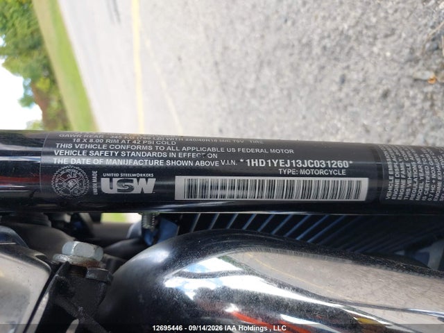 Продаж на аукціоні авто 2018 Harley-davidson Fxbr Breakout, vin: 1HD1YEJ13JC031260, номер лоту: 12695446