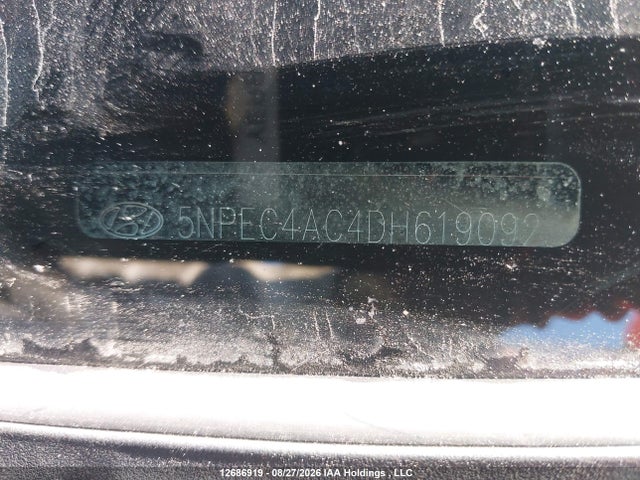12686919 :رقم المزاد ، 5NPEC4AC4DH619092 vin ، 2013 Hyundai Sonata Limited مزاد بيع