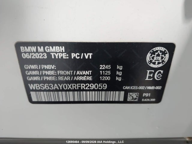 WBS63AY0XRFR29059 BMW M3 Cs