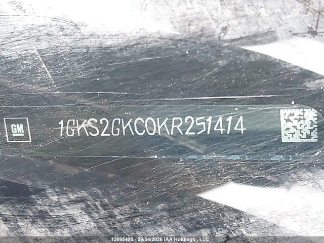 1GKS2GKC0KR251414 GMC Yukon Xl K1500 Slt