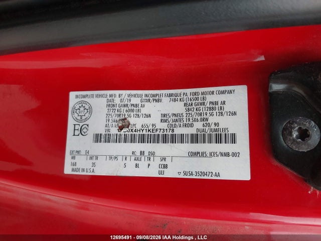Ford F450 Super Duty 2019 1FD0X4HY1KEF73178 Image 18