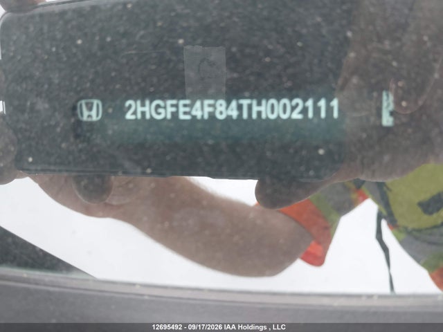 Продажа на аукционе авто 2026 Honda Civic, vin: 2HGFE4F84TH002111, номер лота: 12695492