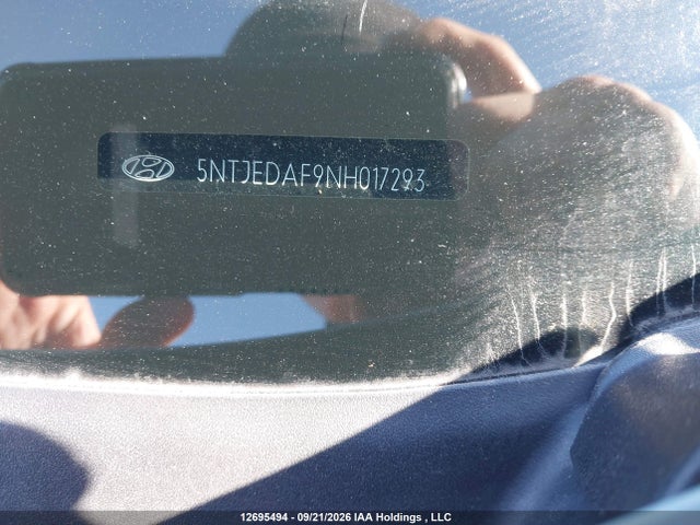 12695494 :رقم المزاد ، 5NTJEDAF9NH017293 vin ، 2022 Hyundai Santa Cruz Limited مزاد بيع