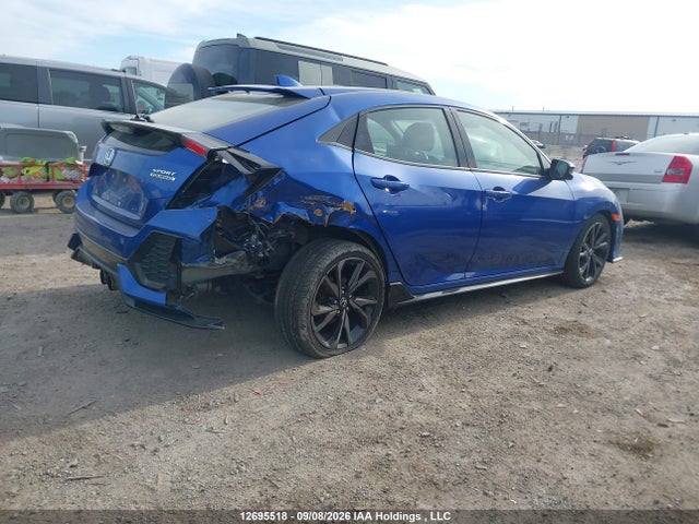 2019 Honda Civic Sport Touring მანქანა იყიდება აუქციონზე, vin: SHHFK7H94KU303477, აუქციონის ნომერი: 12695518