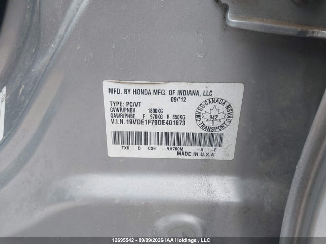 Aukcja sprzedaży 2013 Acura Ilx, vin: 19VDE1F79DE401873, numer aukcji: 12695542