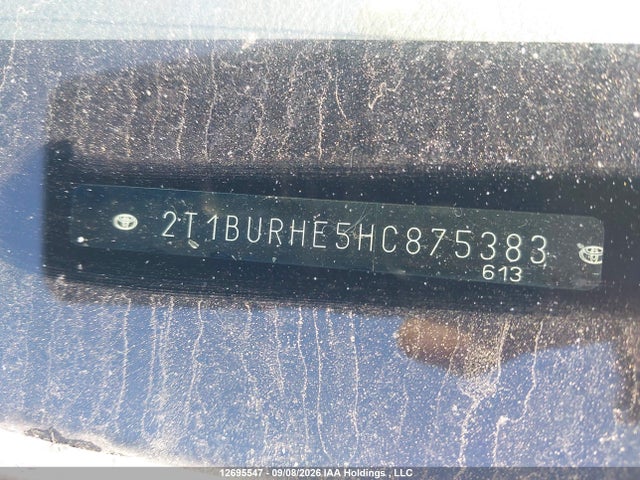 2T1BURHE5HC875383 Toyota Corolla L/le/xle/se/xse