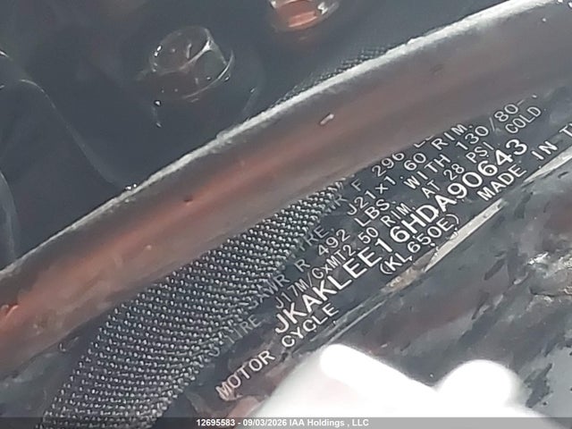 JKAKLEE16HDA90643 Kawasaki Kl650 E
