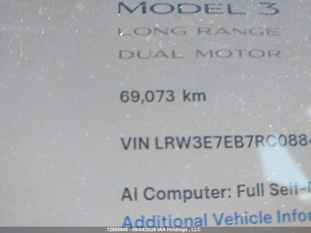 Tesla Model 3 Long Range 2024 LRW3E7EB7RC088491 Image 14