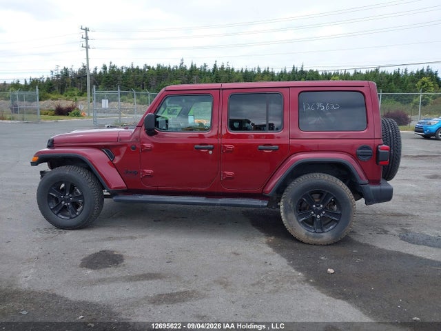 Продажа на аукционе авто 2021 Jeep Wrangler Unlimited Altitude, vin: 1C4HJXEG7MW598606, номер лота: 12695622