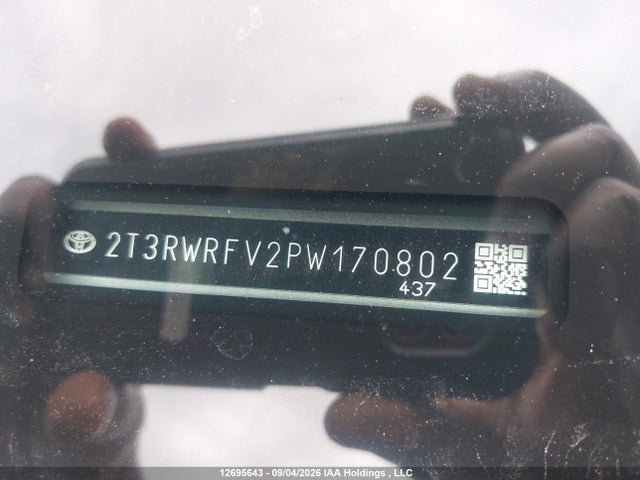 12695643 :رقم المزاد ، 2T3RWRFV2PW170802 vin ، 2023 Toyota Rav4 Hybrid Xle مزاد بيع