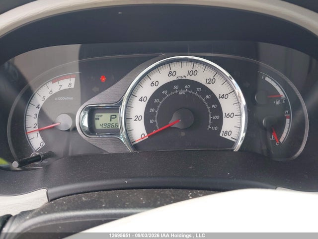 12695651 :رقم المزاد ، 5TDXK3DC4CS278139 vin ، 2012 Toyota Sienna Sport مزاد بيع