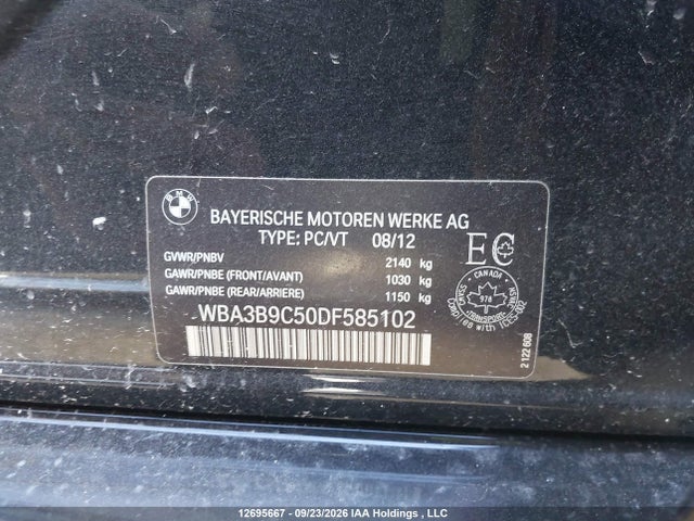 Продажа на аукционе авто 2013 Bmw 335i Xdrive, vin: WBA3B9C50DF585102, номер лота: 12695667