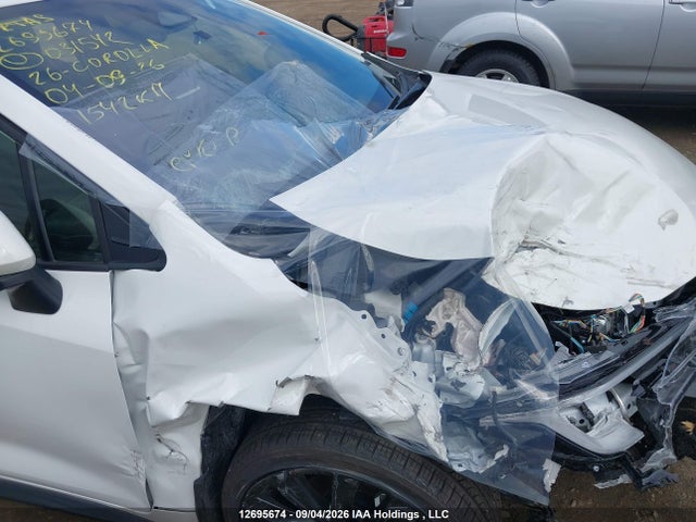 12695674 :رقم المزاد ، JTDBDMHE3T3031542 vin ، 2026 Toyota Corolla Le/se مزاد بيع
