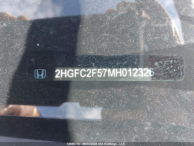 Honda Civic Lx 2021 2HGFC2F57MH012326 Image 17