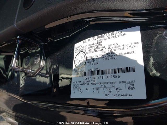 Aukcja sprzedaży 2003 Ford Mustang Gt, vin: 1FAFP45X23F378525, numer aukcji: 12674174