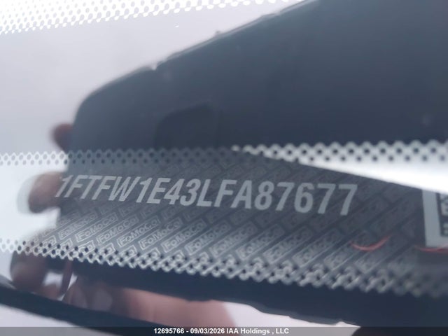 Продажа на аукционе авто 2020 Ford F150 Supercrew, vin: 1FTFW1E43LFA87677, номер лота: 12695766