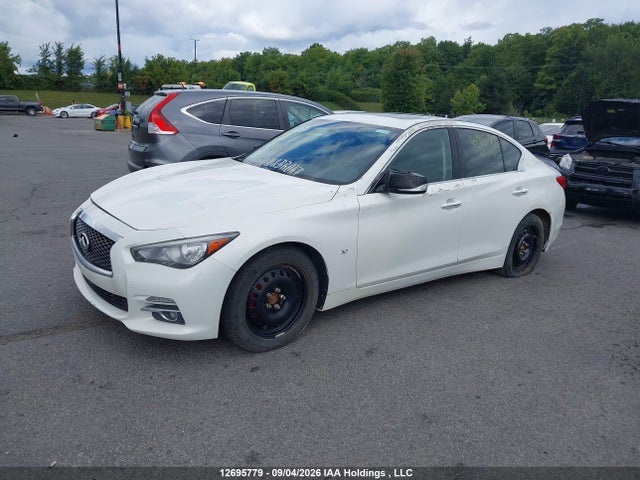 12695779 :رقم المزاد ، JN1BV7AR6FM421502 vin ، 2015 Infiniti Q50 Sport مزاد بيع