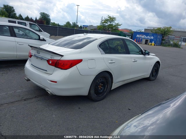 12695779 :رقم المزاد ، JN1BV7AR6FM421502 vin ، 2015 Infiniti Q50 Sport مزاد بيع