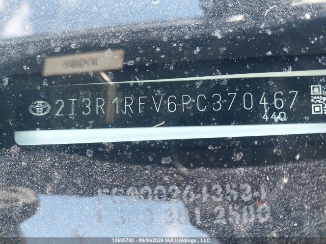 12695780 :رقم المزاد ، 2T3R1RFV6PC370467 vin ، 2023 Toyota Rav4 Xle/xle Premium مزاد بيع