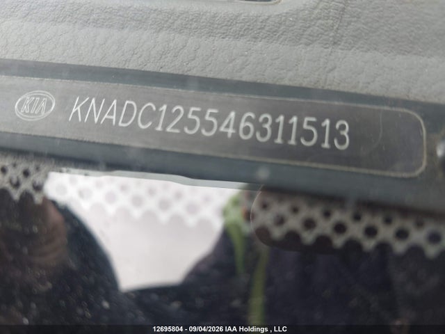 12695804 :رقم المزاد ، KNADC125546311513 vin ، 2004 Kia Rio مزاد بيع