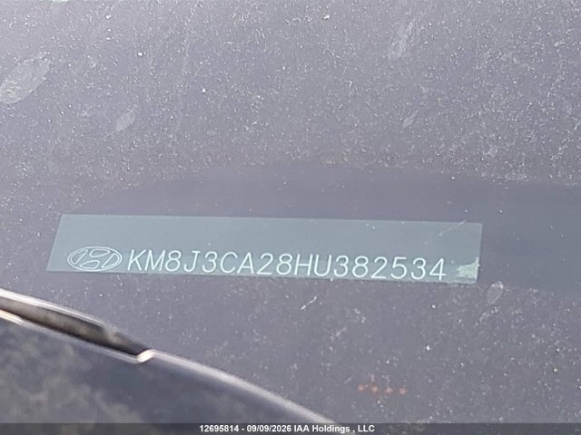 12695814 :رقم المزاد ، KM8J3CA28HU382534 vin ، 2017 Hyundai Tucson Limited/sport And Eco/se مزاد بيع