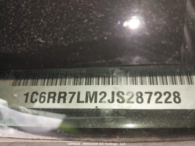 Продажа на аукционе авто 2018 Ram 1500 Slt, vin: 1C6RR7LM2JS287228, номер лота: 12695825