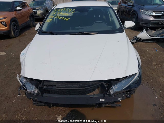 2022 Hyundai Elantra Preferred Ivt მანქანა იყიდება აუქციონზე, vin: KMHLM4AG4NU340266, აუქციონის ნომერი: 12649585