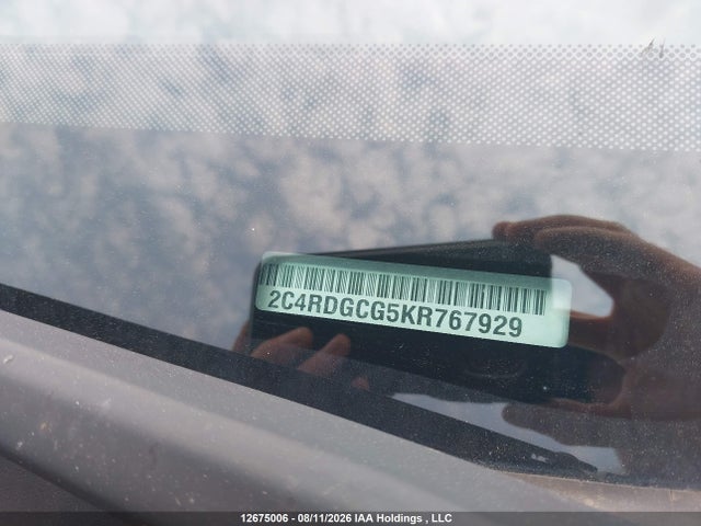 Aukcja sprzedaży 2019 Dodge Grand Caravan 35th Anniversary Edition, vin: 2C4RDGCG5KR767929, numer aukcji: 12675006