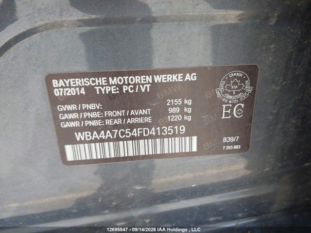 BMW 428 Xi Gran Coupe 2015 WBA4A7C54FD413519 Image 18