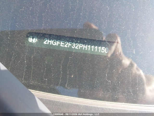 2HGFE2F32PH111150 Honda Civic