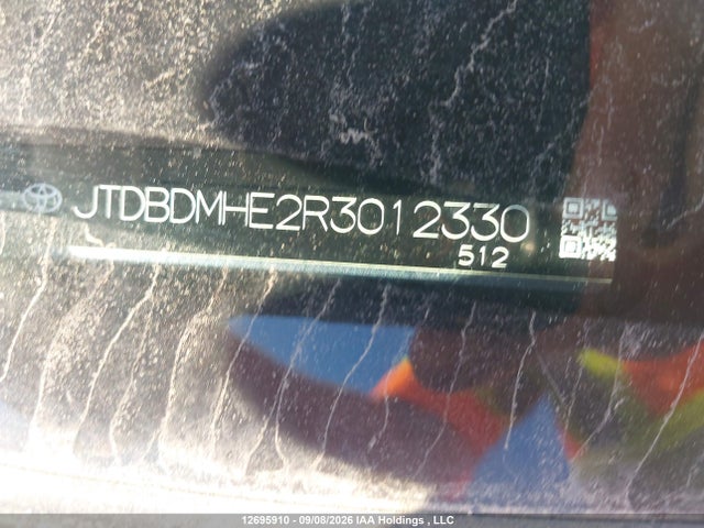 12695910 :رقم المزاد ، JTDBDMHE2R3012330 vin ، 2024 Toyota Corolla Hybrid Le مزاد بيع