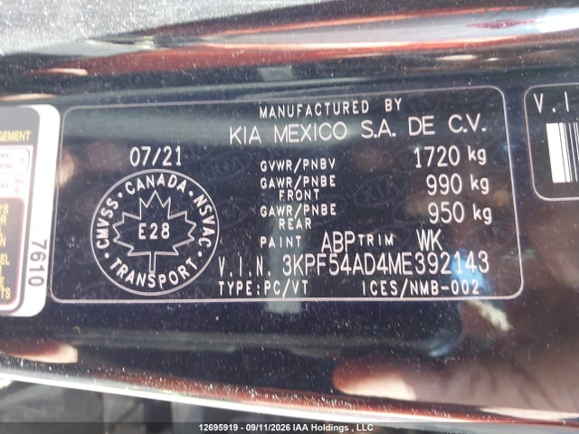 KIA Forte 2021 3KPF54AD4ME392143 Image 9