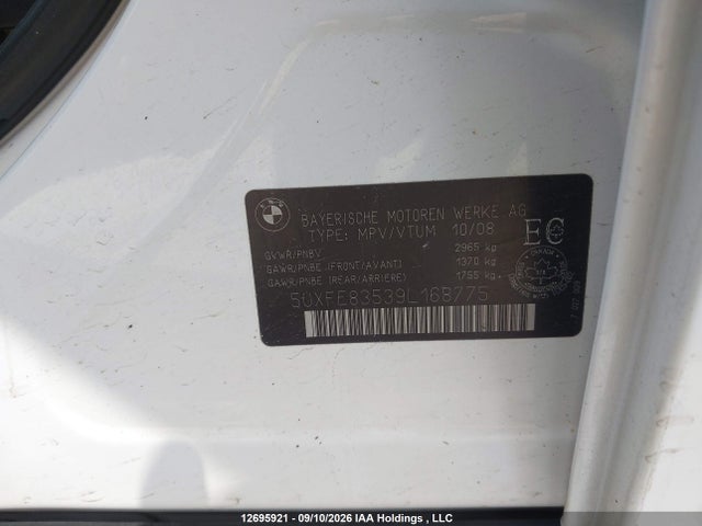 Продажа на аукционе авто 2009 Bmw X5 Xdrive48i, vin: 5UXFE83539L168775, номер лота: 12695921