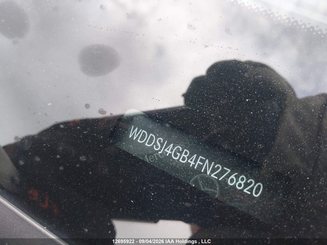 12695922 :رقم المزاد ، WDDSJ4GB4FN276820 vin ، 2015 Mercedes-benz Cla 250 4matic مزاد بيع
