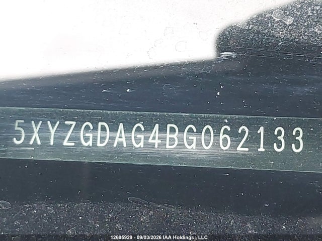 2011 Hyundai Santa Fe Gl 3.5/gl 3.5 Sport მანქანა იყიდება აუქციონზე, vin: 5XYZGDAG4BG062133, აუქციონის ნომერი: 12695929
