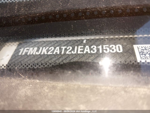 12695945 :رقم المزاد ، 1FMJK2AT2JEA31530 vin ، 2018 Ford Expedition Max Limited مزاد بيع
