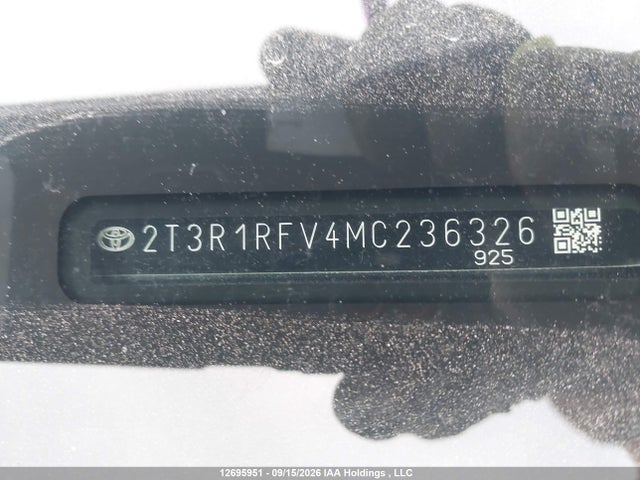 Aukcja sprzedaży 2021 Toyota Rav4 Xle/xle Premium, vin: 2T3R1RFV4MC236326, numer aukcji: 12695951