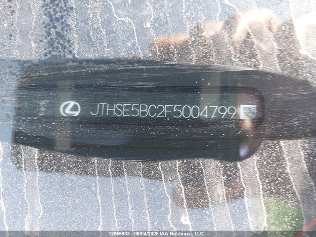 2015 Lexus Rc 350 მანქანა იყიდება აუქციონზე, vin: JTHSE5BC2F5004799, აუქციონის ნომერი: 12695983
