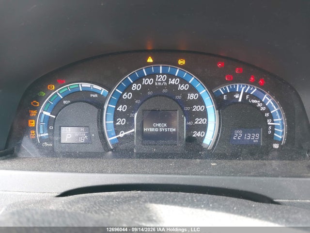 Aukcja sprzedaży 2012 Toyota Camry Hybrid Le, vin: 4T1BD1FK8CU019853, numer aukcji: 12696044