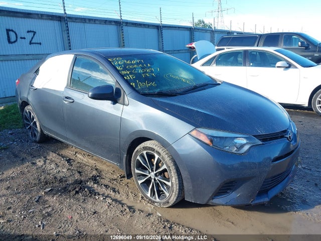 12696049 :رقم المزاد ، 2T1BURHEXGC670897 vin ، 2016 Toyota Corolla Le مزاد بيع